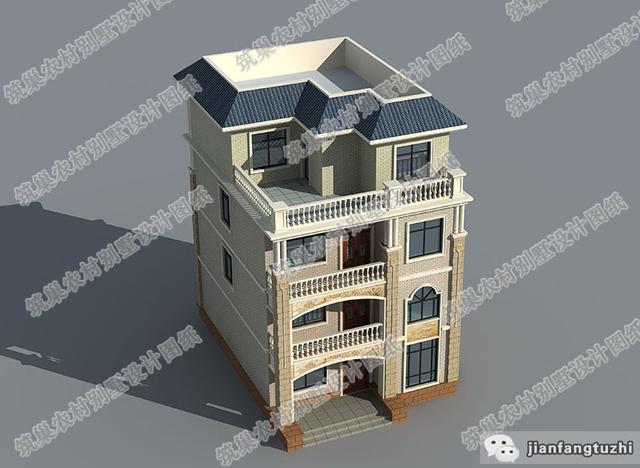 7款開間9米農村自建房設計圖紙，三層四層都有，你喜歡哪款呢？