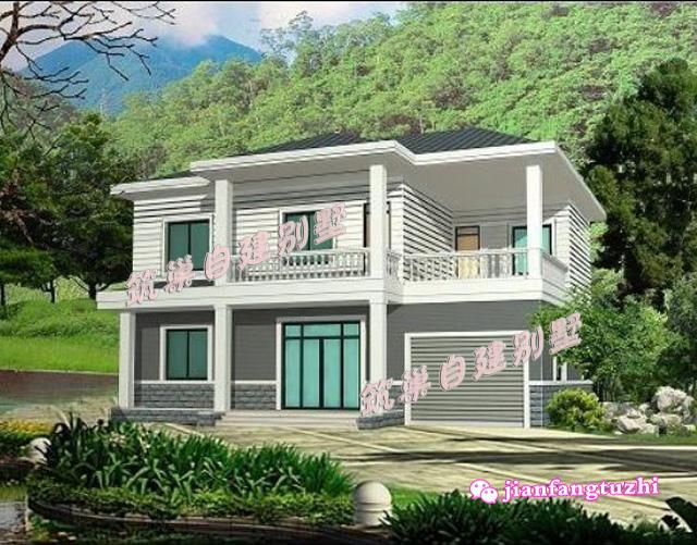 3套戶型方正農村自建別墅設計圖，采光通風好、利用率高