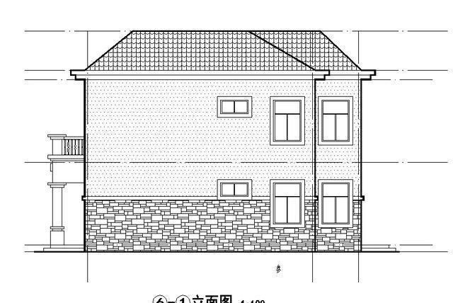 農村二層輕鋼別墅設計圖，外觀漂亮，簡單大方，方便實用