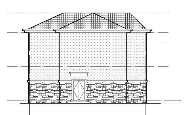 農村二層輕鋼別墅設計圖，外觀漂亮，簡單大方，方便實用