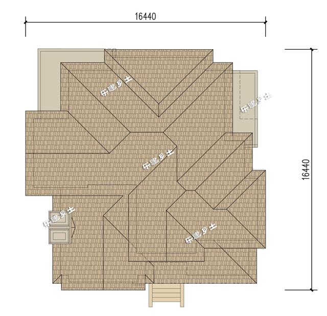 二層美式別墅設計圖，外觀層次豐富，布局大氣舒適，具有經典美式田園風格