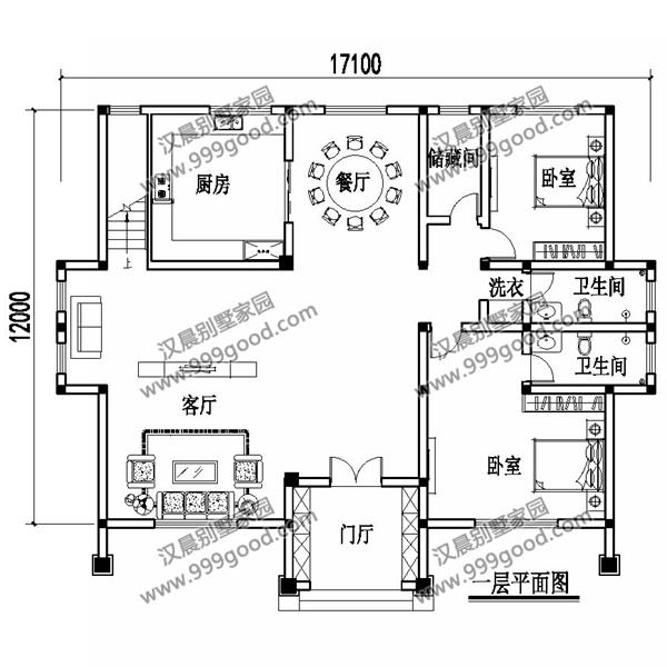 3套2層農村簡歐式別墅設計圖，實用經濟，有一種獨特的韻味
