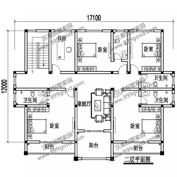 3套2層農村簡歐式別墅設計圖，實用經濟，有一種獨特的韻味