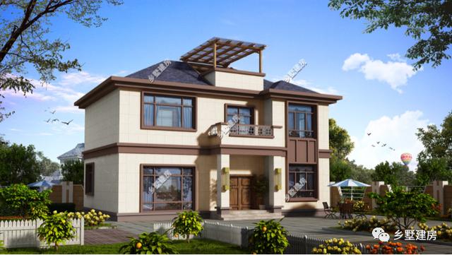 今年新款兩層自建別墅設(shè)計(jì)圖，外觀和室內(nèi)布局都比較適合建在農(nóng)村