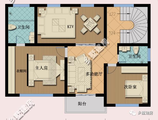 今年新款兩層自建別墅設(shè)計(jì)圖，外觀和室內(nèi)布局都比較適合建在農(nóng)村
