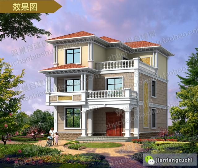 6款30萬左右農村別墅全套cad設計施工圖，看看哪一款最適合您家！