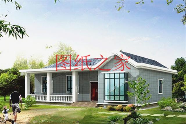 農(nóng)村一層別墅設計圖，經(jīng)濟又實用，溫馨舒適，比樓房更漂亮