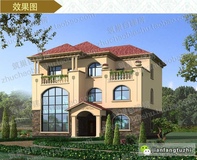 5款三層農(nóng)村別墅設(shè)計圖，適合自家的住房需求就是最好的圖紙