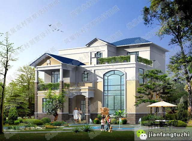 5款三層農(nóng)村別墅設(shè)計圖，適合自家的住房需求就是最好的圖紙