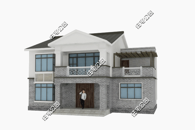 二層中式自建房設(shè)計圖，古樸秀麗更耐看