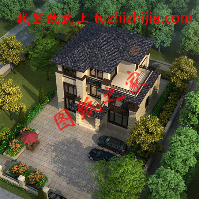 造價50萬左右農(nóng)村三層別墅，高端大氣上檔次，全村最漂亮！