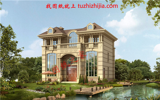 造價50萬左右農(nóng)村三層別墅，高端大氣上檔次，全村最漂亮！