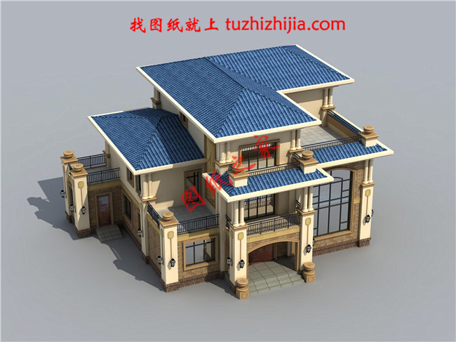 造價50萬左右農(nóng)村三層別墅，高端大氣上檔次，全村最漂亮！