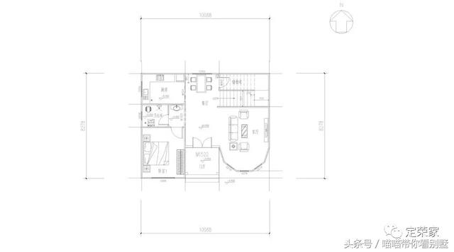 三層別墅設計圖，多臥室，人丁興旺也不怕，可以滿足你的需求
