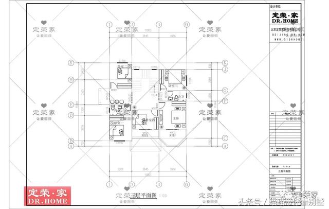 三層別墅設計圖，多臥室，人丁興旺也不怕，可以滿足你的需求