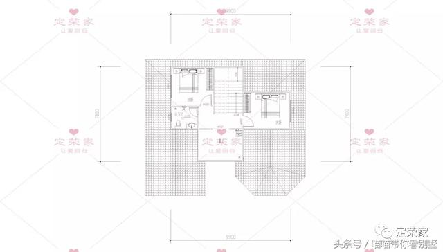 三層別墅設計圖，多臥室，人丁興旺也不怕，可以滿足你的需求