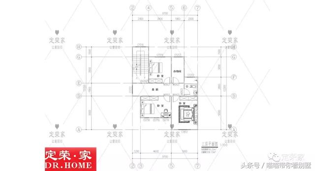三層別墅設計圖，多臥室，人丁興旺也不怕，可以滿足你的需求