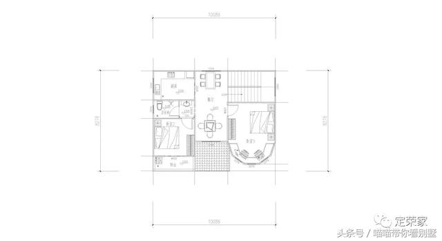 三層別墅設計圖，多臥室，人丁興旺也不怕，可以滿足你的需求
