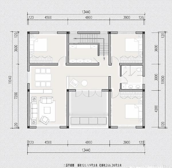 帶小院中式別墅設計圖，古樸大氣好看，不愧是人氣超高的款式