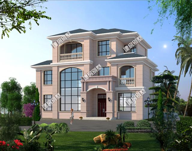 三層自建房設計圖，16.1x12米，客廳挑空+開敞式餐廚+家庭健身房，應有盡有