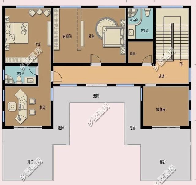推薦一款十分亮眼的新中式四合院別墅設(shè)計(jì)圖，黛瓦白墻，有種意境美