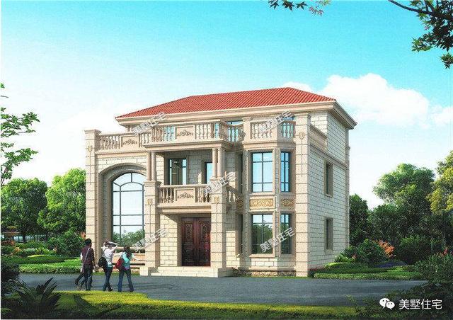 精心挑選了3款別墅設計圖，都帶堂屋，供大家參考