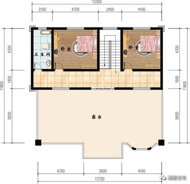 精心挑選了3款別墅設計圖，都帶堂屋，供大家參考