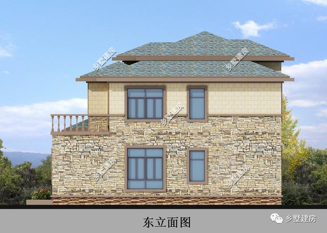 農(nóng)村時(shí)尚別墅設(shè)計(jì)圖，才30萬(wàn)，建出來(lái)美的沒(méi)話說(shuō)