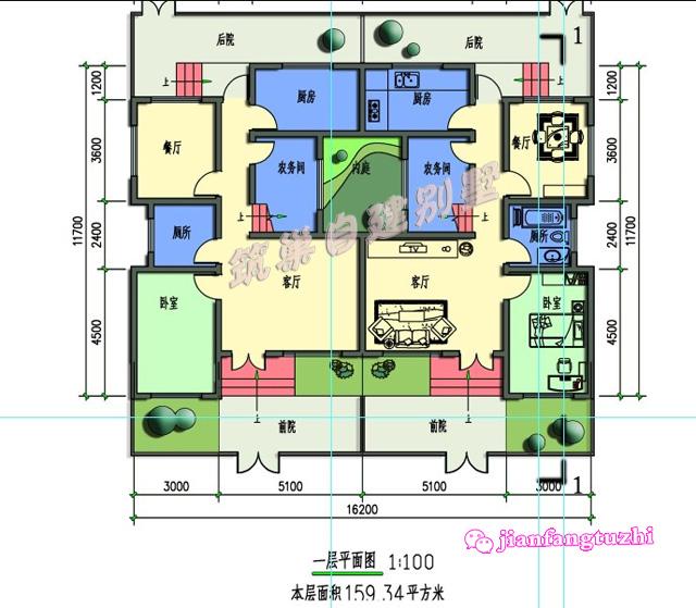 這2款二層小別墅設(shè)計圖，很適合在農(nóng)村自建，帶有院子，深受大家喜愛