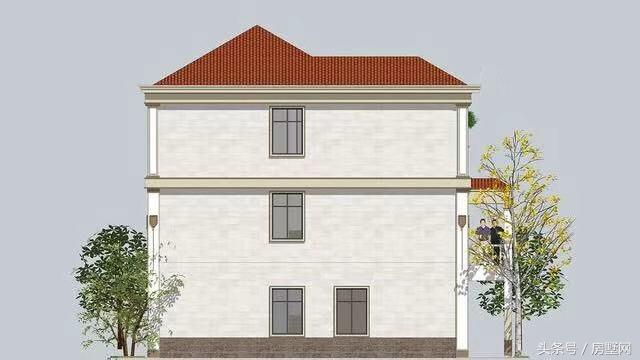 三層簡歐別墅設計圖，打造清新干凈舒適的家