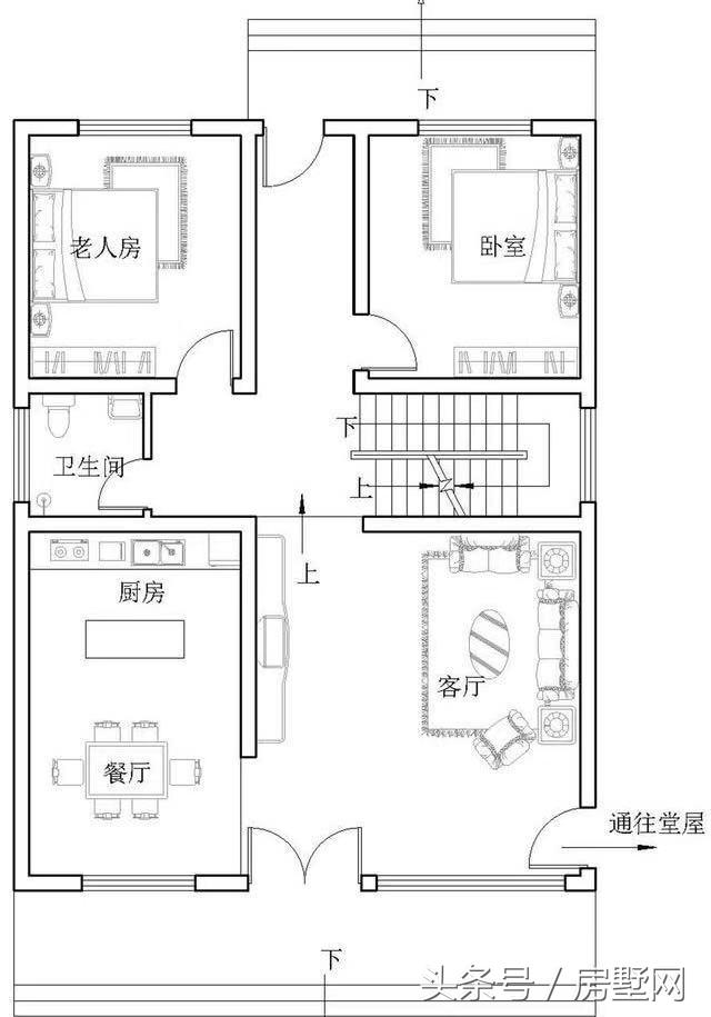 三層簡歐別墅設計圖，打造清新干凈舒適的家