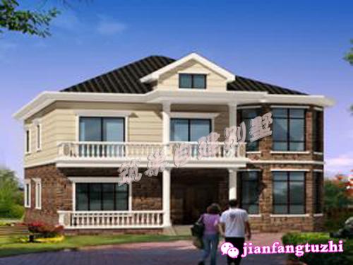 農村二層小別墅設計圖，結構簡單大氣，采光通透，舒適清爽