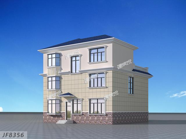 這款二層別墅設計圖，外型迷倒了好多人，喜歡就收藏一下吧