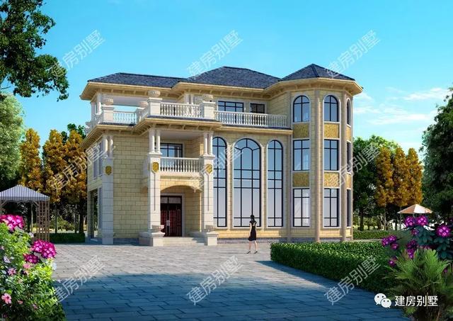 三棟農村自建房設計圖，每一棟都很氣派，人人看了都羨慕