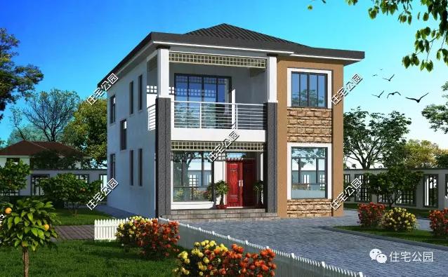 8款開間9米別墅設計圖，造價經濟，只要20萬就夠了