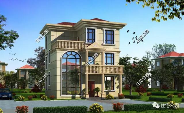 8款開間9米別墅設計圖，造價經濟，只要20萬就夠了