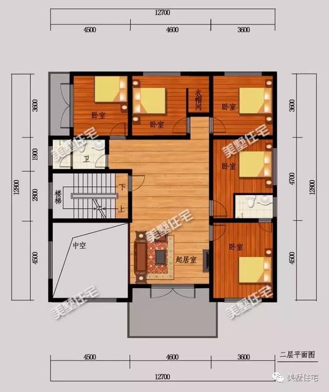 6款農村三層別墅設計圖，外觀端莊大方戶型方正，準備建房的小伙伴可以留作參考