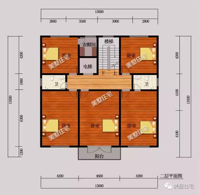 6款農村三層別墅設計圖，外觀端莊大方戶型方正，準備建房的小伙伴可以留作參考
