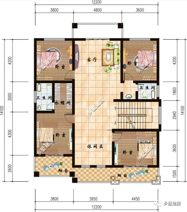 這款新建的的四層農(nóng)村自建房設(shè)計圖，性價比很高