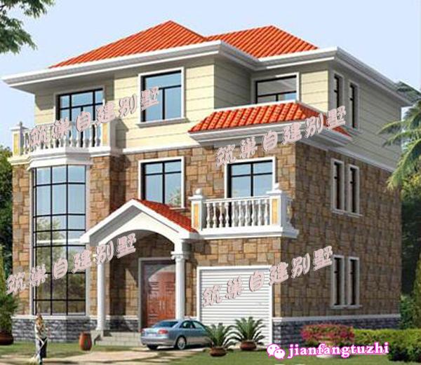 2款三層簡(jiǎn)約農(nóng)村自建房設(shè)計(jì)戶(hù)型圖，施工簡(jiǎn)易，設(shè)計(jì)規(guī)劃合理