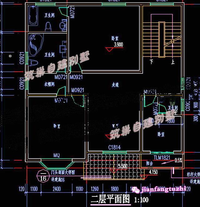 2款三層簡(jiǎn)約農(nóng)村自建房設(shè)計(jì)戶(hù)型圖，施工簡(jiǎn)易，設(shè)計(jì)規(guī)劃合理