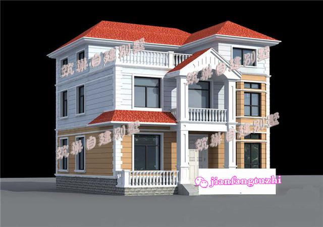 2款三層簡(jiǎn)約農(nóng)村自建房設(shè)計(jì)戶(hù)型圖，施工簡(jiǎn)易，設(shè)計(jì)規(guī)劃合理