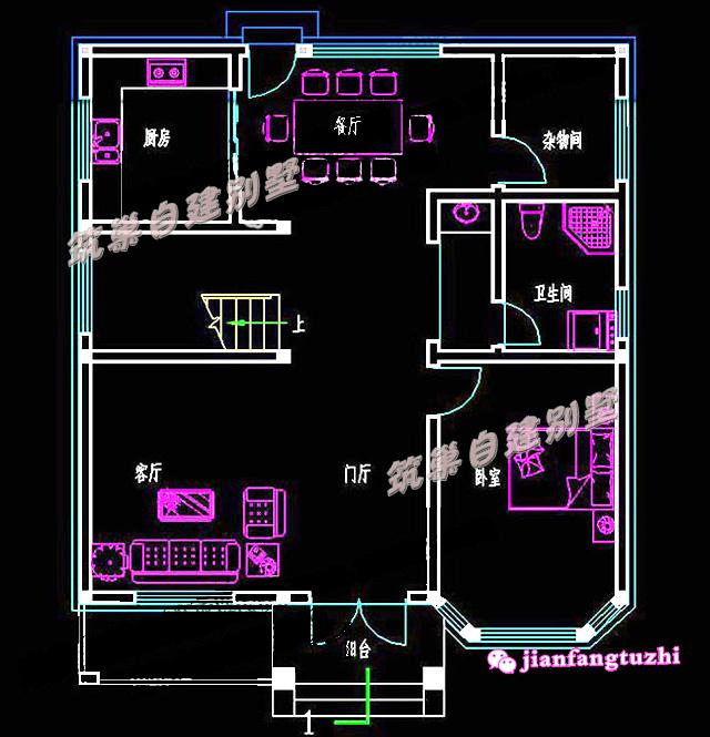 2款三層簡(jiǎn)約農(nóng)村自建房設(shè)計(jì)戶(hù)型圖，施工簡(jiǎn)易，設(shè)計(jì)規(guī)劃合理