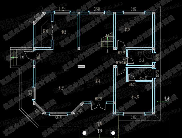 3款農村房屋設計圖，每一款都有自己獨特的風格