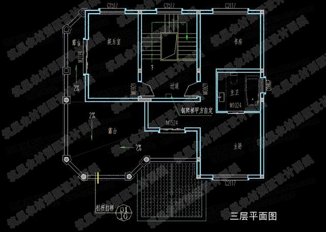 3款農村房屋設計圖，每一款都有自己獨特的風格