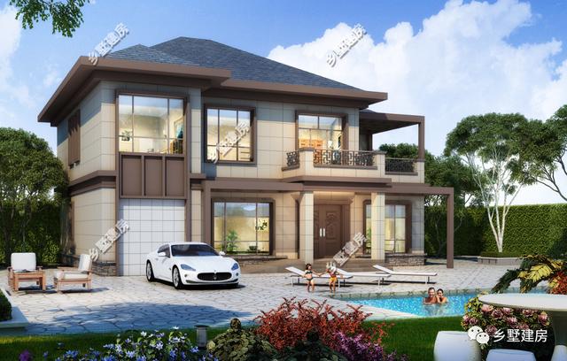 為你介紹幾套新式的實用型的農村別墅設計圖紙