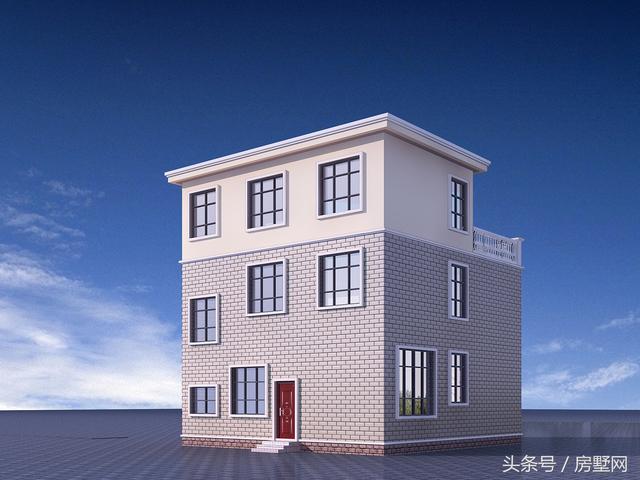 極簡現代風格別墅設計圖，造價低廉，圖紙易懂，拿到就能施工