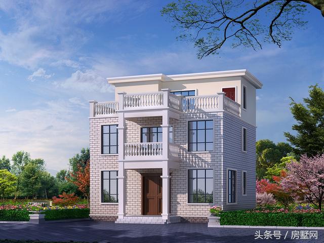 極簡現代風格別墅設計圖，造價低廉，圖紙易懂，拿到就能施工