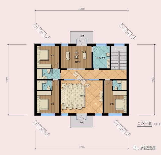 精選自建房設計圖紙，款款都很別致，給人一種舒適感