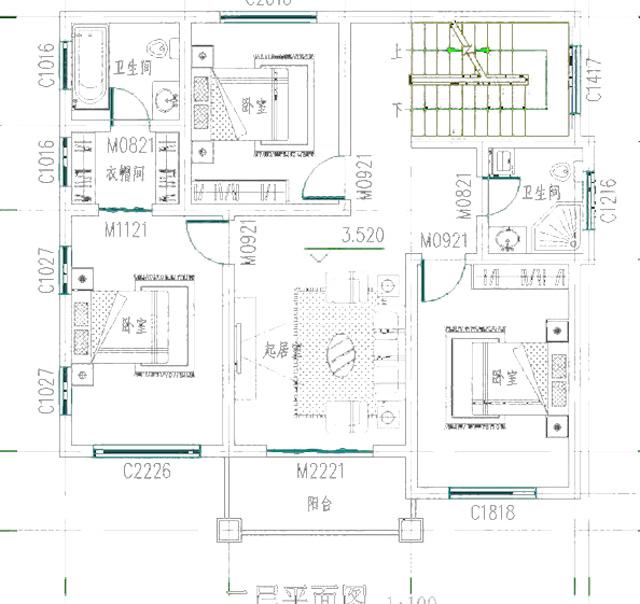 農(nóng)村三層別墅全套設(shè)計(jì)圖，造價(jià)經(jīng)濟(jì)，布局合理